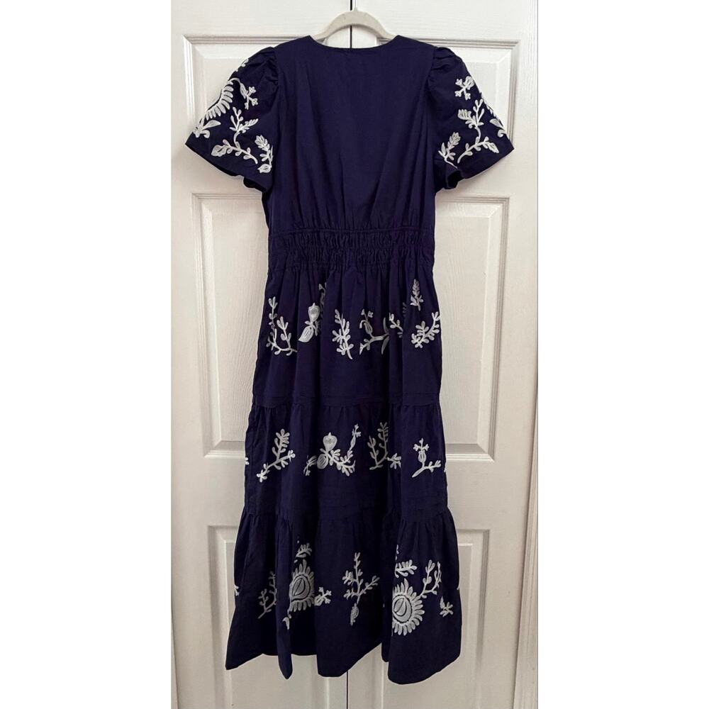 Anthropologie The Somerset Maxi Dress Embroidered Edition Large - Picture 3 of 4